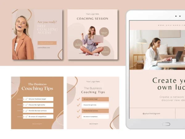 Coach Influence™ – Instagram Posts & Stories Templates